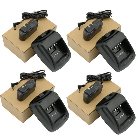 KSC-32 Rapid Charger Set for Kenwood Radio KNB-L1 KNB-L2 KNB-L3 KNB-N4 4PCS Battery