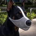 thumbnail image 6 of Dog Muzzle, Breathable Adjustable Dog Mouth Cover with Reflective Straps, Anti Bite Anti Bark Anti Scavenging Pet Muzzle for Small Medium Large Dogs, Grooming Training Walking Travel, 6 of 6