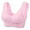 Pink, variant on Sports Bras for Women Yoga Bra Front & Side Buckle Lace-Edge Seamless Lift Bra for Women Criss-Cross Adjustable Comfort Sports Bra Without Steel Ring Ideal for Yoga Sleep & Everyday Wear