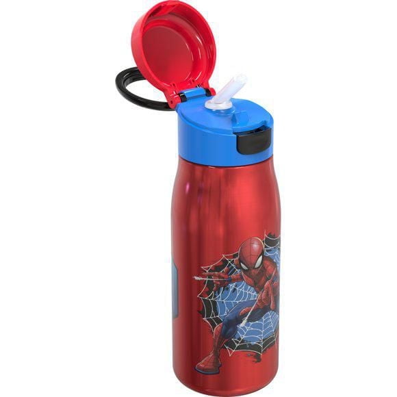 Zak Designs 13.5oz SS Pasco Spiderman Bottle, 13.5oz SS Pasco Spiderman Bottle