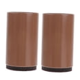 thumbnail image 4 of ROSENICE Desk Feet 2Pcs Table Feet Riser Carbon Steel Brown Round for Furniture Accessory, 4 of 8