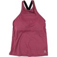 thumbnail image 1 of Reebok Womens Fitted Racerback Tank Top, Pink, Small, 1 of 2