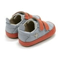 thumbnail image 5 of Old Soles Toddlers Star Markert Walker Sneakers, Dusty Blue \ Bright Red \ Gris,21 EU (5 US) M US, 5 of 7