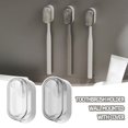 thumbnail image 2 of PFDDRW Toothbrush Holder Wall Mounted with Cover Toothbrush Covers Head Cap Hot O6, 2 of 8