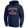 thumbnail image 2 of Men's Navy Atlanta Braves Heart & Soul Pullover Hoodie, 2 of 3