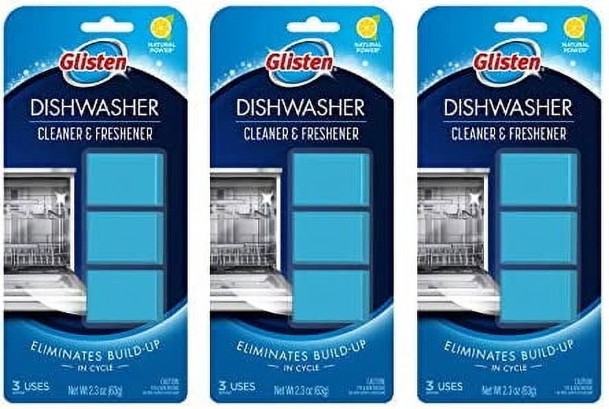 Glisten DT0312T Dishwasher Cleaner & Freshener, 9 Tablets, 3 Pack