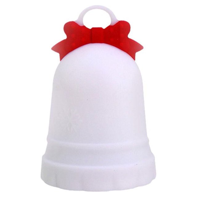 1pcs,Christmas Bell LED Silicone Night Light USB Rechargeable Night Lamp Bedside.,Christmas Bell,one