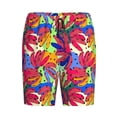 thumbnail image 6 of Daiia Colorful Bananas Mens Woven Stretch Pajama Short,Short Pajama Pants-Large, 6 of 7