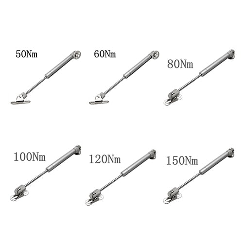 4 X GAS STRUT STAY 80NM KITCHEN CABINET CUPBOARD DOOR HINGE TOY BOX LID 2 pairs 