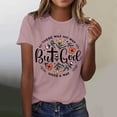 thumbnail image 2 of LINGLANG Women's Christian Jesus Graphic T-Shirt Summer Short Sleeve Crewneck Top Fashion Casual Faith Based Tee for Ladies Soft Religious Gift Shirt, 2 of 4