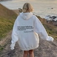 thumbnail image 2 of Dear Person Behind Me,the World Is A Better Place,with You In It,love,the Person In Front Of You,Women's Plush Letter Printed Kangaroo Pocket Drawstring Printed Hoodie Unisex Trendy Hoodies, 2 of 10