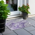 thumbnail image 6 of Addison Rugs Chantille Indoor/Outdoor Transitional Abstract Purple Washable Rectangle Rug, 1'8" x 2'6", 6 of 6