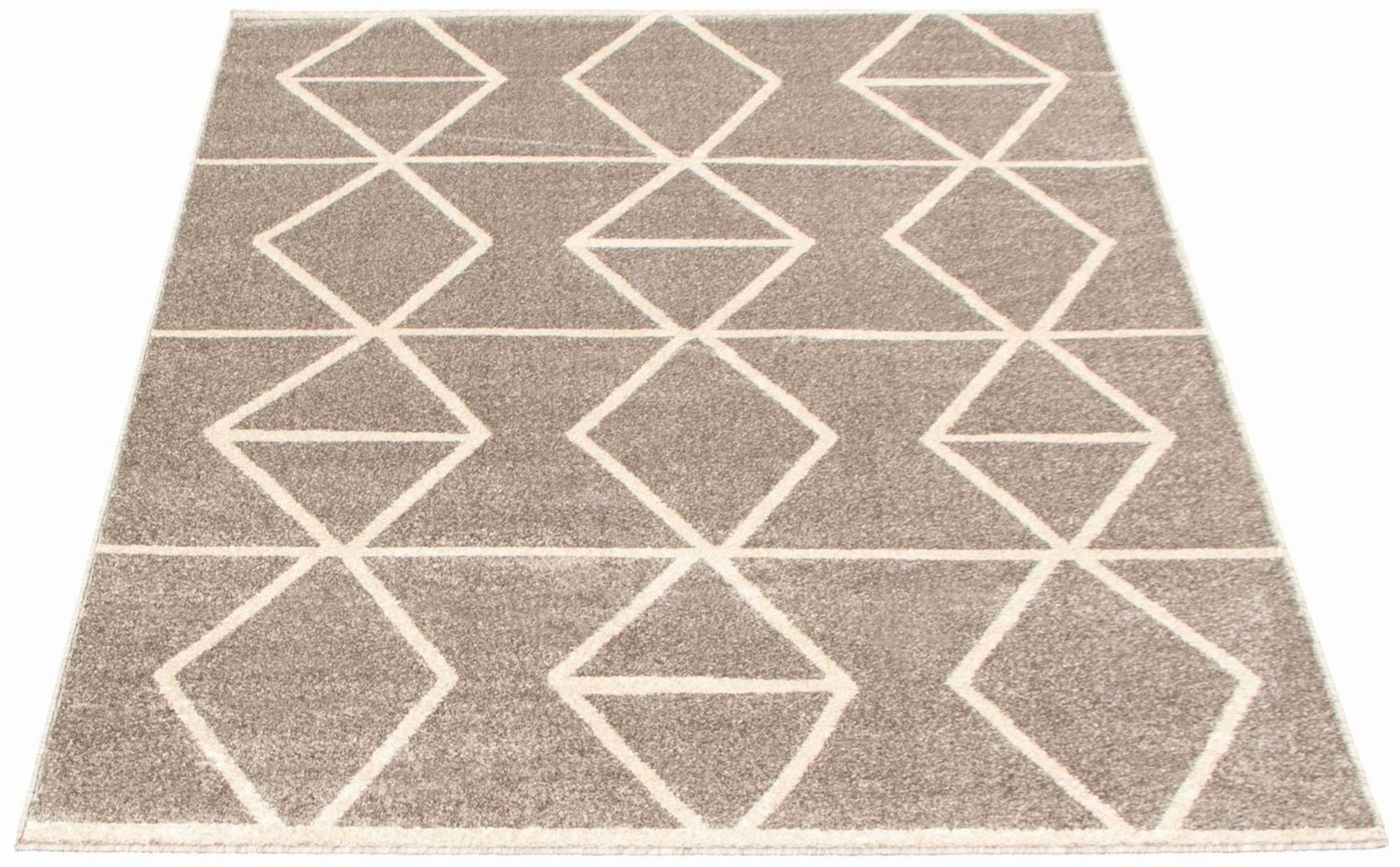 ECARPET Living Room Bedroom Carpet, Geometric Indoor Area Rug Ana Collection
