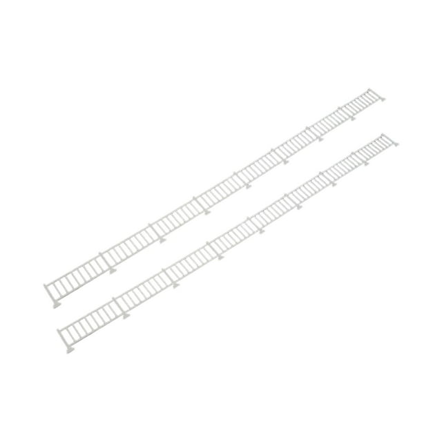 Bunblic 2Pcs Fence Models Barrier Guardrail for Scene Setups DIY Crafts Fairy Garden 1 35 Scale