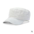 thumbnail image 1 of Xiao Hua Gorra de béisbol clásica de sarga plana unisex ajustable, estilo militar, de 56 a 60 cm (beige), 1 of 5