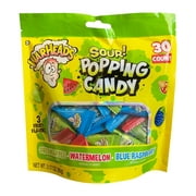 Warheads Sour Popping Candy Assorted Flavors, 3.17 oz, 30 Count Regular, Value Size
