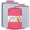 Rose red, variant on HONGBAKE Non Toxic Ceramic Cookie Sheets for Baking, 3-piece Non Stick Baking Sheet Pans for Oven, Heavy Duty Aluminized Steel Baking Pans Set with Silicone Handles -Rose Red