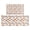 Tiger Cartoon Paw, variant on Kitchen Mats Set Of 2, Anti-Fatigue Cushioned Non-Slip Comfort Rugs for Kitchen and Office,Tiger Leaf Heart Light Blue Pattern