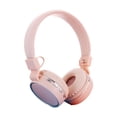 thumbnail image 2 of Kids Headphones for School Toddler Wired with Microphone Plug in Bulk Boys Headset Girls 3+ Year Old Blue Green shareport Phones Teen Volume Control Airplane Two People Childrens Babies,Pink, 2 of 6