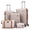 Beige, variant on CONCEPZEN 5-Piece Expandable Hardshell Luggage Set with Spinner Wheels TSA Approved Carry On 20-Inch & Checked 24/28-Inch Lightweight Suitcases Suitable for Business and Family Travel