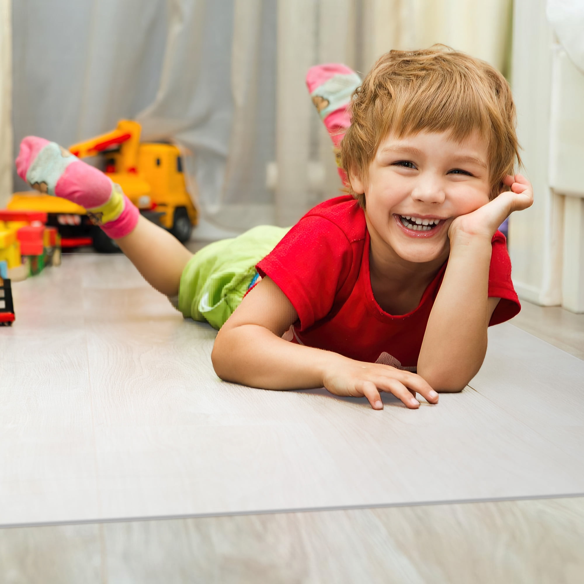 2pcs PVC Chair Mat for Hardwood Floors 36"x 48" Office Chair Mats ,Floor Protector Mat for Desk Chair,Easy to Clean