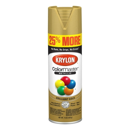 Krylon® ColorMaster Paint + Primer Metallic Gold, (Best Paint Lowes Or Home Depot)