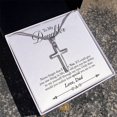 thumbnail image 3 of To My Daughter - I Love You - Necklace - Artisan Cross Necklace - Gift Box & Message Card, 3 of 5