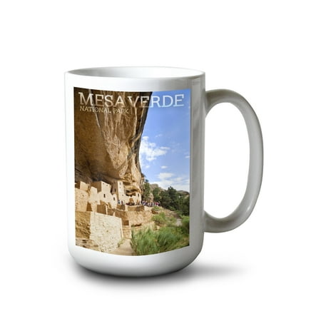 

15 fl oz Ceramic Mug Mesa Verde National Park Colorado Cliff Palace Tour Photograph Dishwasher & Microwave Safe