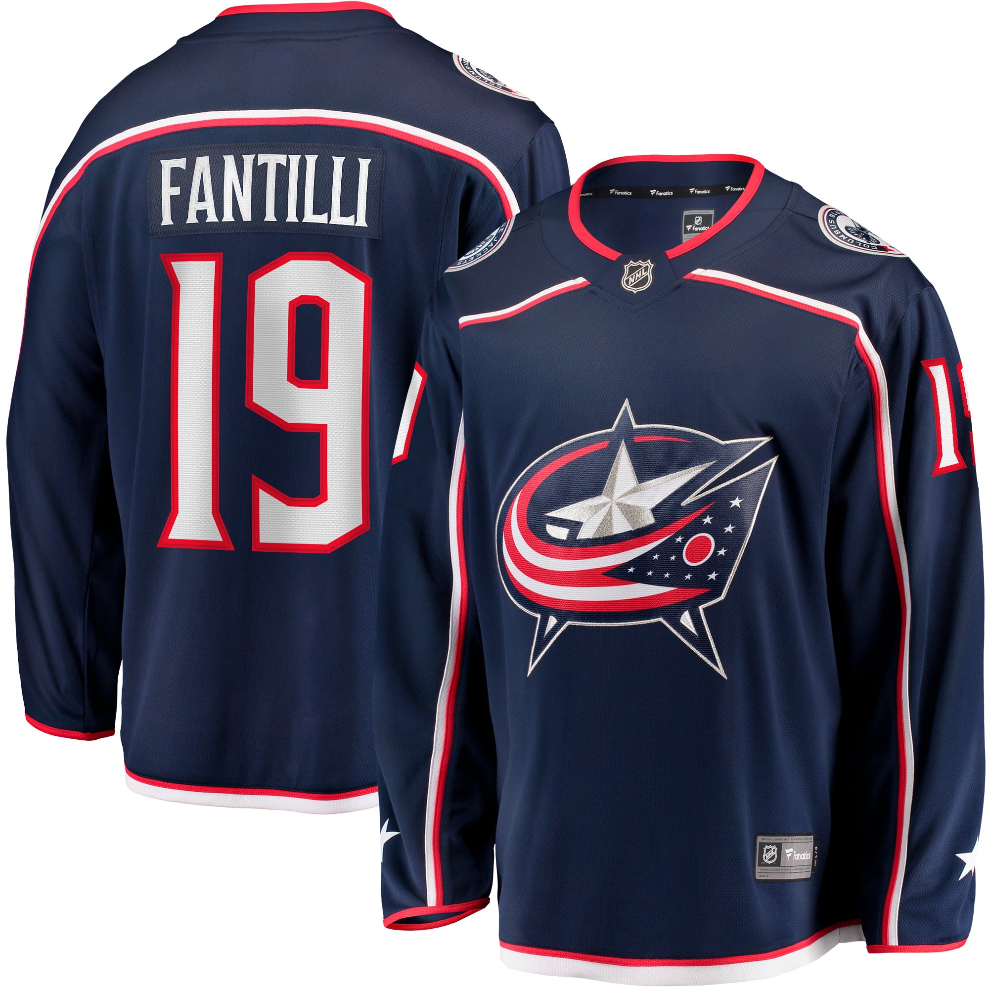 Men's Fanatics Mathieu Olivier Navy Columbus Blue Jackets Home