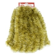 Angle View: Young Craft 15' Soft and Silky Tinsel Garland, Champagne