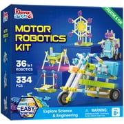 Klever Kits Motor Robotics Kit 36-in-1 STEM Toy for Boys, Educational Science Kit for Kids Ages 8-12