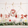 thumbnail image 1 of Decoración hogareña Gwong madera colgando decoración creativa moda liviana cartas tarjeta colgante de madera árbol de navidad decoración para fiesta Gwong 21070778, 1 of 6