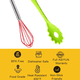 thumbnail image 3 of Juego de 2 utensilios de cocina de silicona resistentes al calor para utensilios de cocina antiadherentes, antiarañazos, aptos para lavavajillas, 3 of 5
