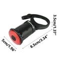 thumbnail image 2 of Ovzne Usb Charging Smart Brake Sensor Bicycle Tail Light – 100 Lumens Red Led, Ipx6 Waterproof, For Night Riding Safety, 2 of 7