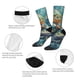 thumbnail image 4 of Fotbe Colorful Plant Turtle Calcetas Largas con Estampado para Hombre y Mujer – Calcetas de Compresión Transpirables y Elásticas, Viajar y Uso Diario Talla 5-11, 4 of 6