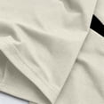 thumbnail image 5 of Men's Oversized T-Shirts Loose Fit Gym Short Sleeves Drop Shoulder Tops Fashion Streetwear Workout Tees Size M-4XL White-C, 5 of 9