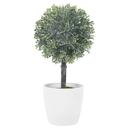 Zehuanyu Indoor Fake Spherical Plant Window Decor Artificial Plastic Desk Potted Plants