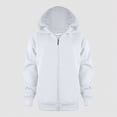 thumbnail image 2 of zuwimk Toddler Fleece Jacket - Weather Resistant Polar Fleece Lined Full Zip Boys Winter Coat - Cozy Hooded Kids Winter Jacket(18-24 Months,White), 2 of 8