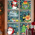 thumbnail image 4 of kiskick 2Pcs Christmas Electrostatic Stickers - Self-adhesive Home Decoration, PVC Merry Xmas Snowman Elk Window Decals for Party and Home Decor, 4 of 8