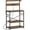 Rustic Brown-31.5 inch, variant on Rustic Brown 31.5 Inch Baker's Rack with Power Outlets and S-shaped Hooks