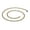 Silver Gold, variant on HIJONES Stainless Steel Flat Chain Necklace for Men Collarbone Chain Jewelry Hip Hop Rock Sweater Chain 4MM 60CM Silver Gold