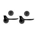 thumbnail image 1 of Cerradura de puerta, cerraduras, manijas de puerta interiores minimalistas, silenciosas y creativas para habitación Negro, 1 of 9