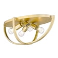 thumbnail image 1 of Golden Lighting 3167-FM24 OG 24 in. Colson Flush Mount, Olympic Gold, 1 of 3