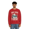 thumbnail image 3 of Snow Much to Read Unisex Reading Christmas Sweatshirt, 3 of 3