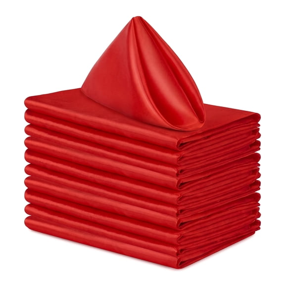 qiqianshu 50-Piece Square Cloth Napkins, soft fabric, absorbent and lint-free, reusable for weddings, parties and family dining