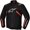 Black/White/Red Fluorescent, variant on T-SPS V2 Waterproof Men's Street Motorcycle Jackets - Black/Black / Medium