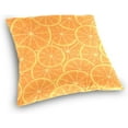 thumbnail image 3 of GZHJMY Orange Fruit Pillow Cover 18 x 18 Inch, Soft Decorative Cushion Case Square Throw Pillow Cover for Sofa Living Room Couch Home Decor, 3 of 7