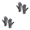 thumbnail image 4 of Wweixi Touch Screen Gloves With Anti-Skid Silicone Particles For Better Grip Touch Sensitive Thermal Gloves Grey S 2Set, 4 of 6