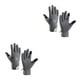 thumbnail image 3 of Greeniant Guantes De Invierno Resistentes Al Agua Con Partículas De Silicona Antideslizantes Para Actividades Al Aire Libre Cortavientos Gris S Gris S 2Conjunto, 3 of 6