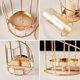 thumbnail image 4 of Geometric Pillar Candle Holder Elegant Spiral Ladder Shaped Hollow Candlestick Wrought Iron Tabletop Decor Home Desktop, 4 of 4